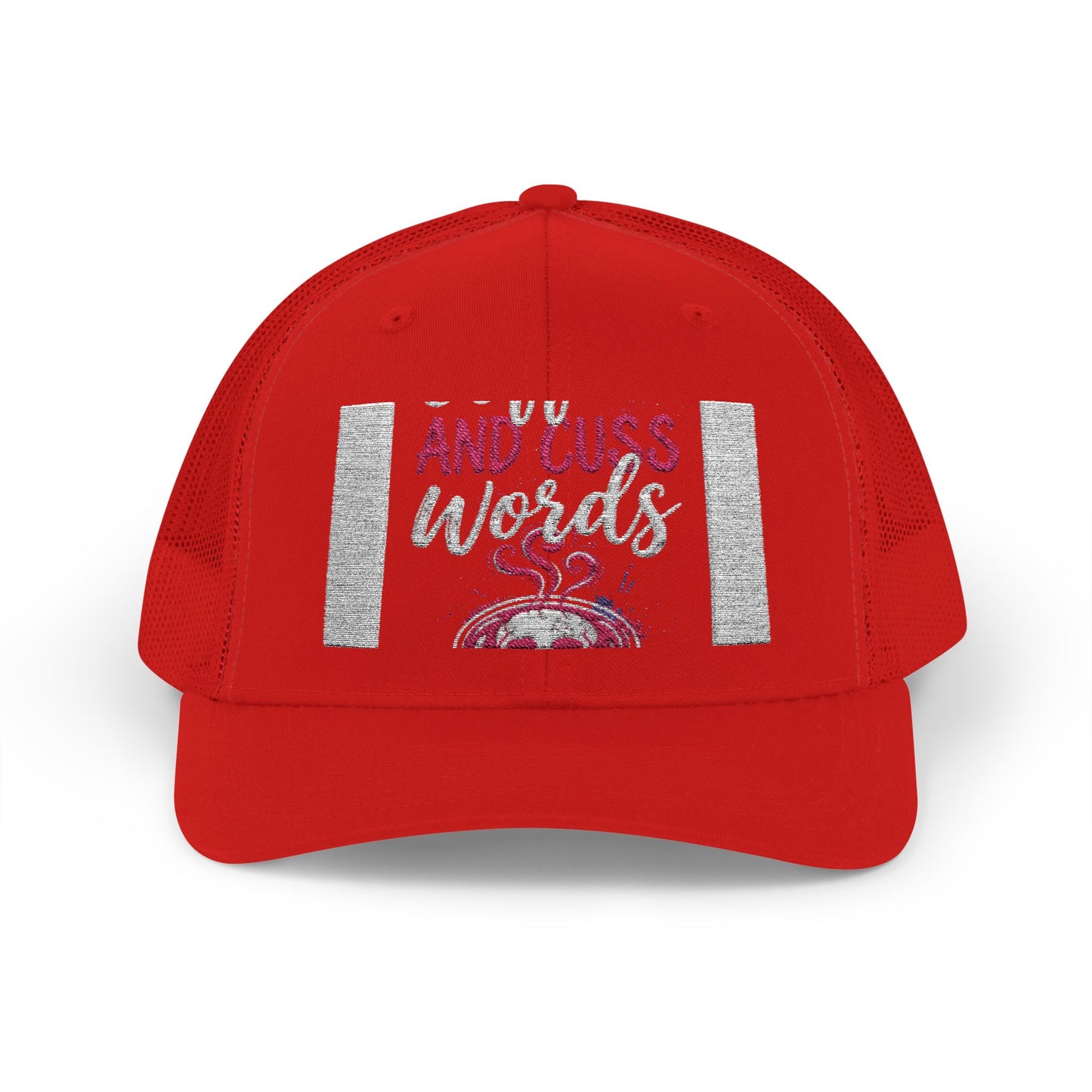 I Run on Coffee and Cuss Words Trucker Cap
