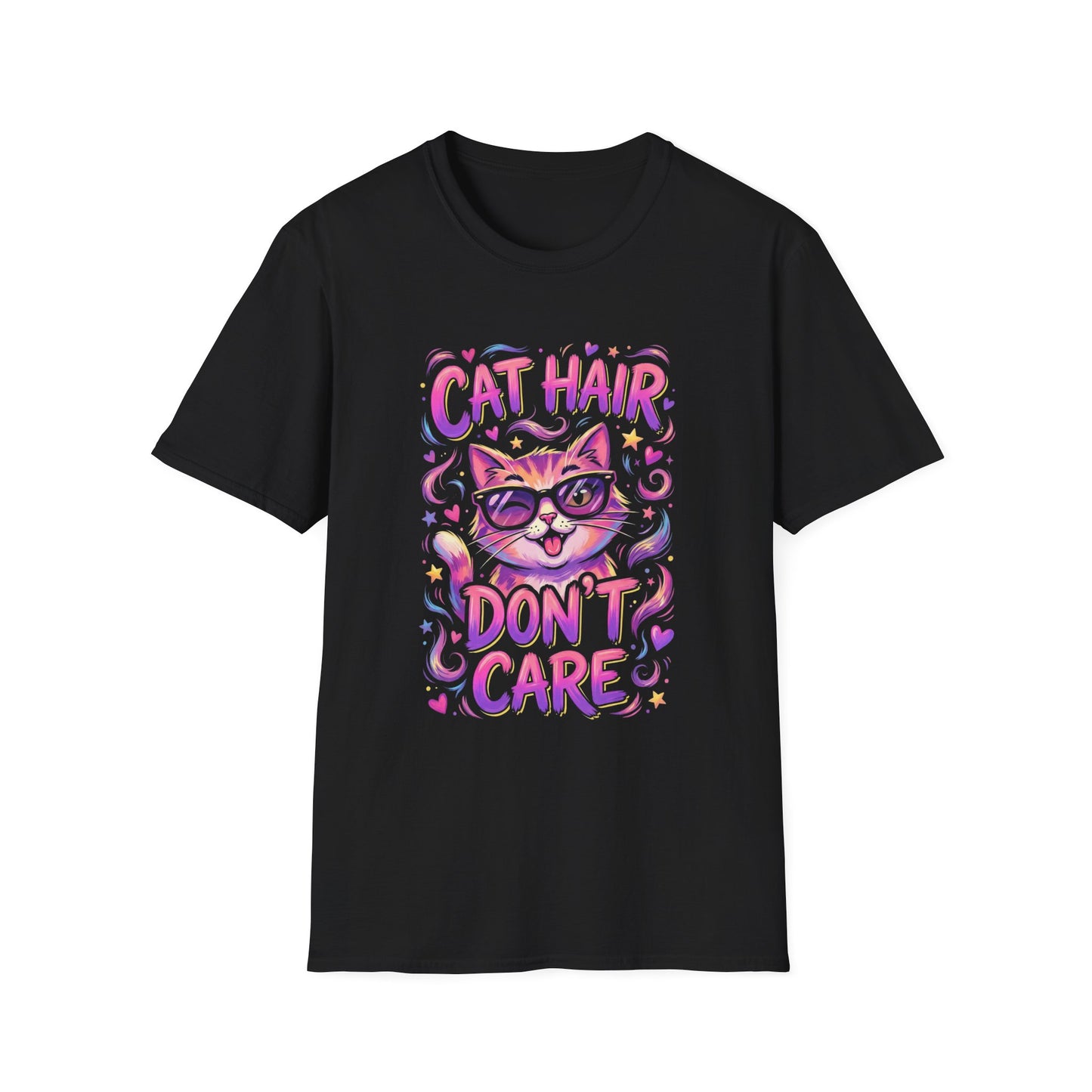Cat Hair Don't Care T-Shirt