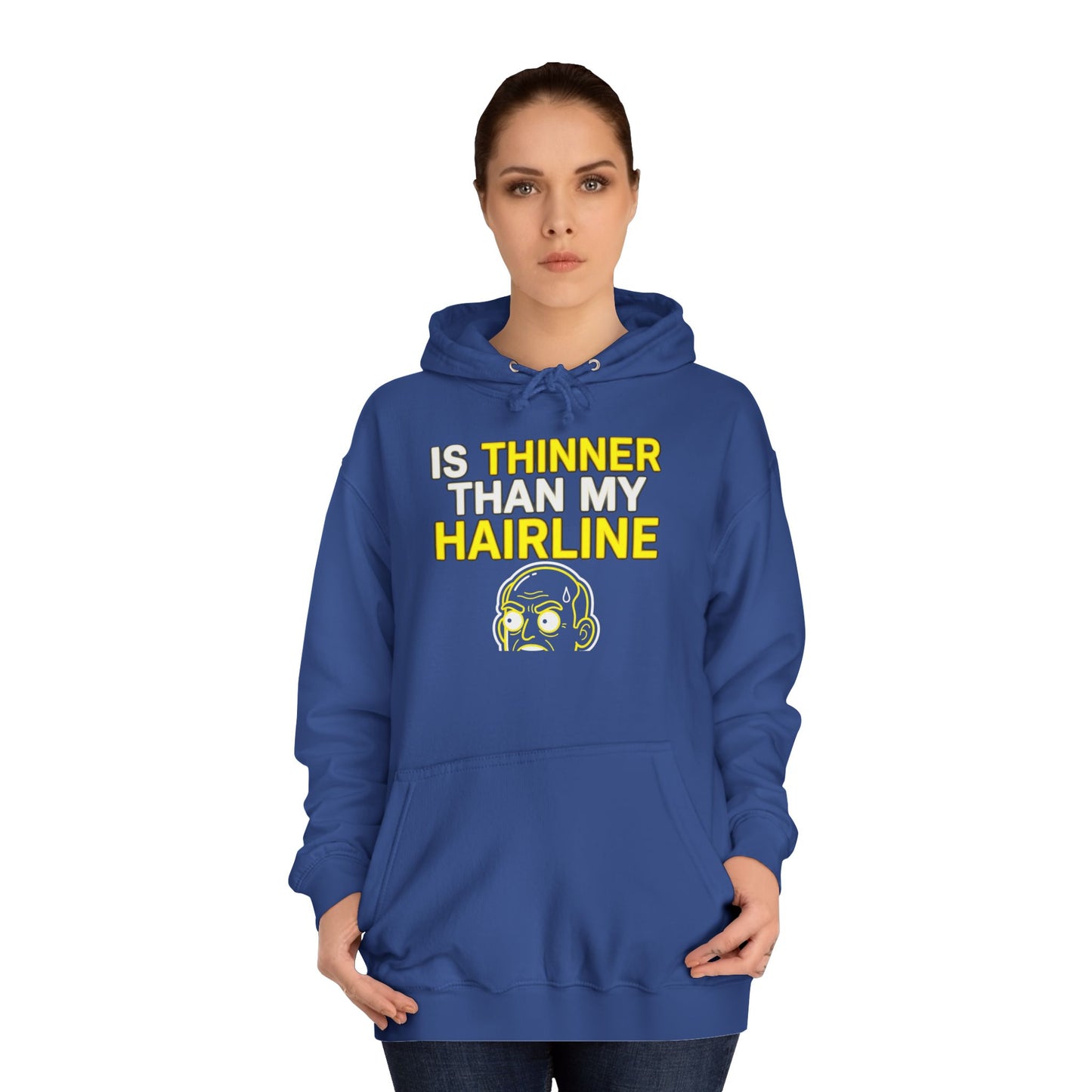 My Patience Is Thinner Than My Hairline Hoodie