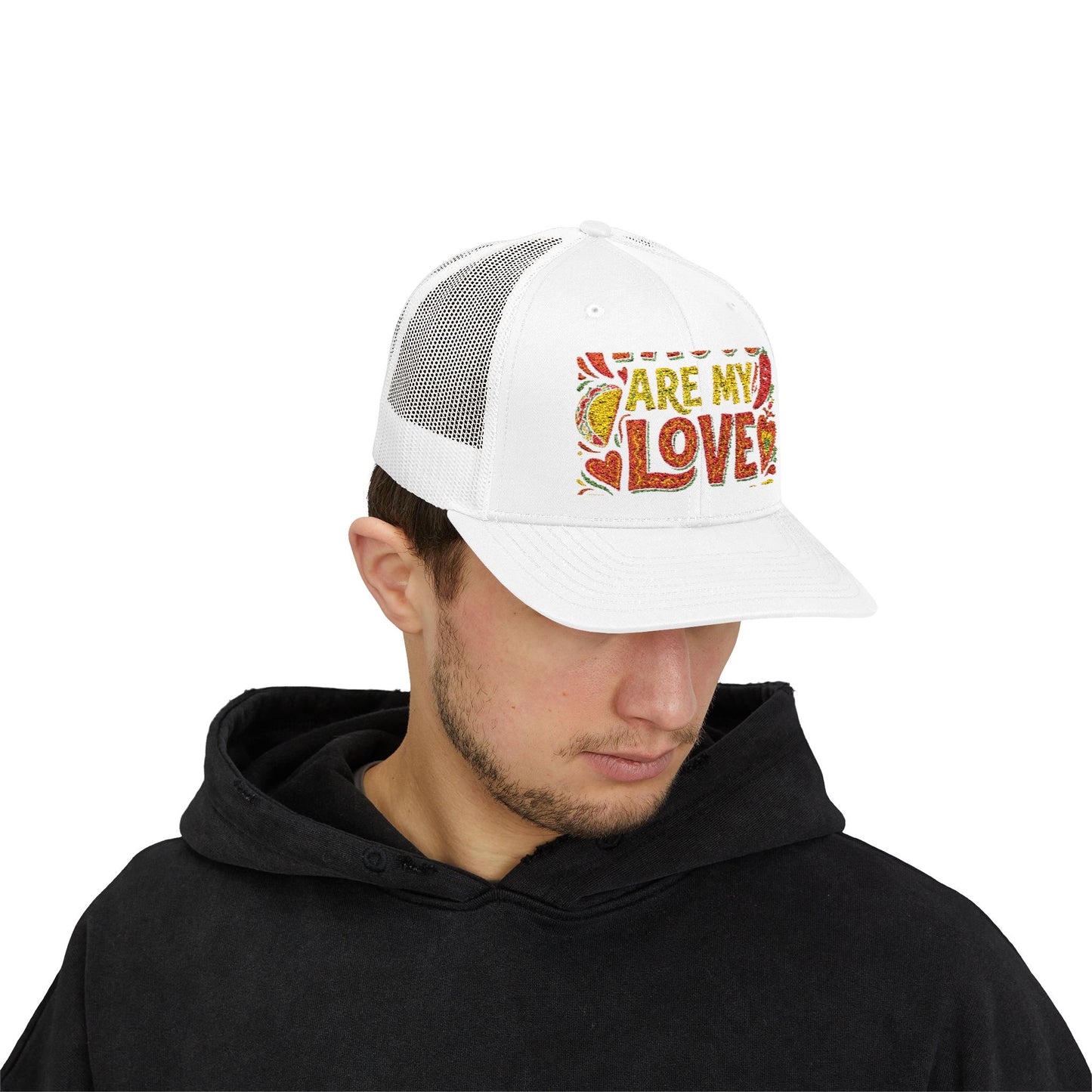 Tacos Are My Love Language Trucker Cap