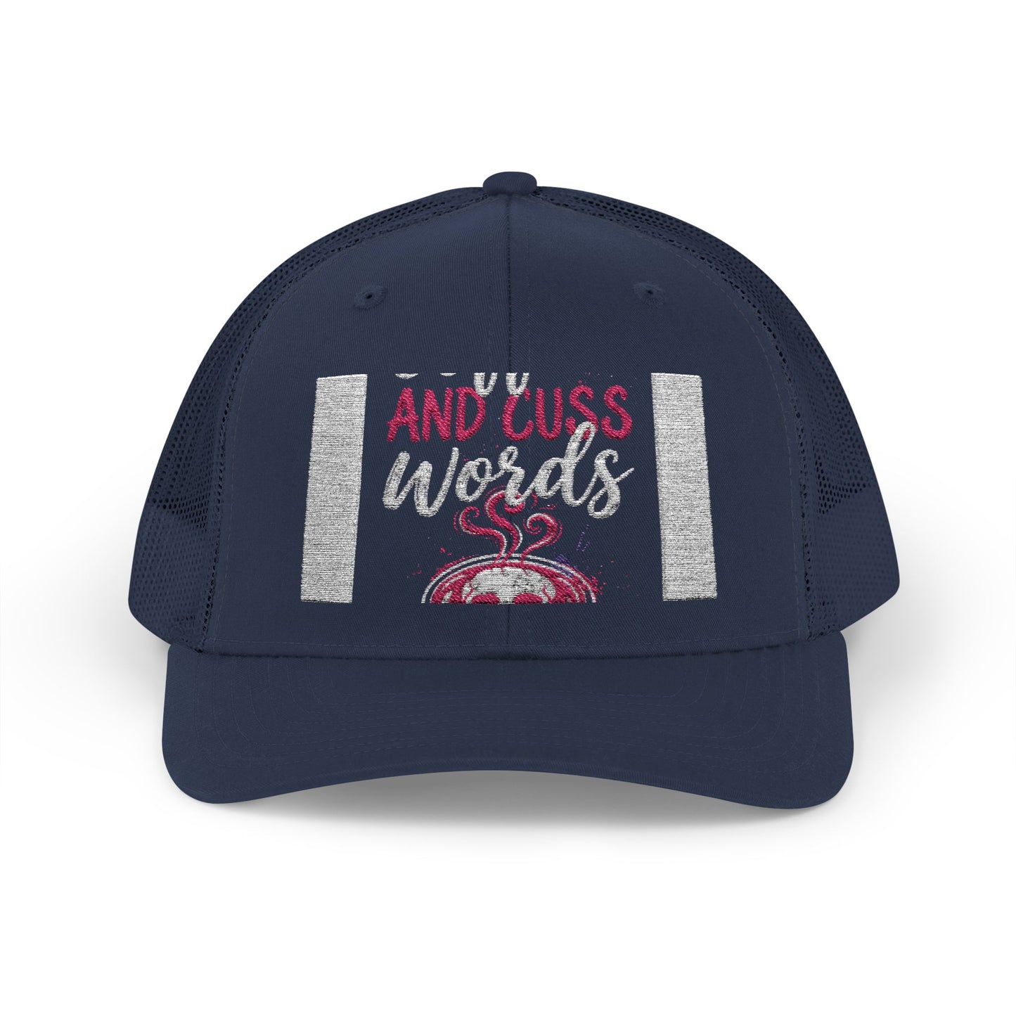 I Run on Coffee and Cuss Words Trucker Cap