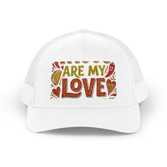 Tacos Are My Love Language Trucker Cap
