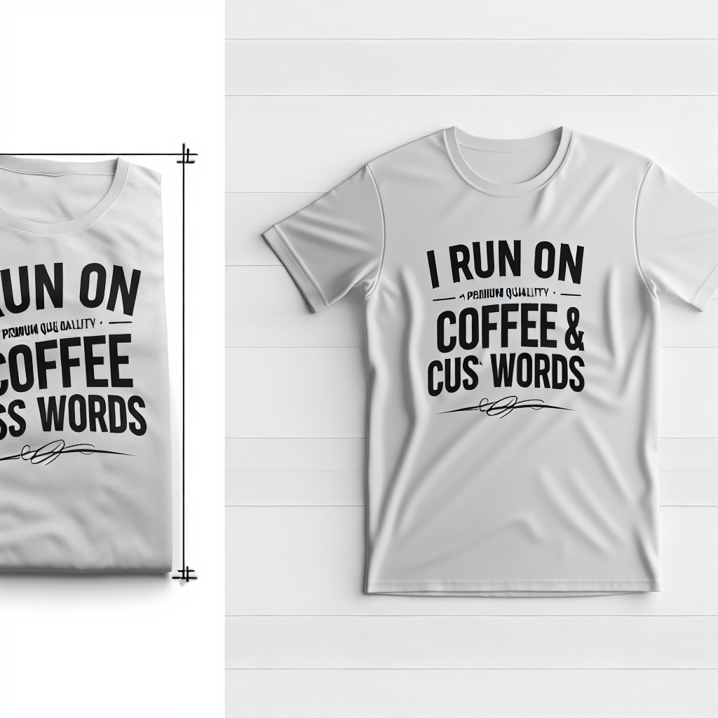 I Run on Coffee and Cuss Words T-Shirt