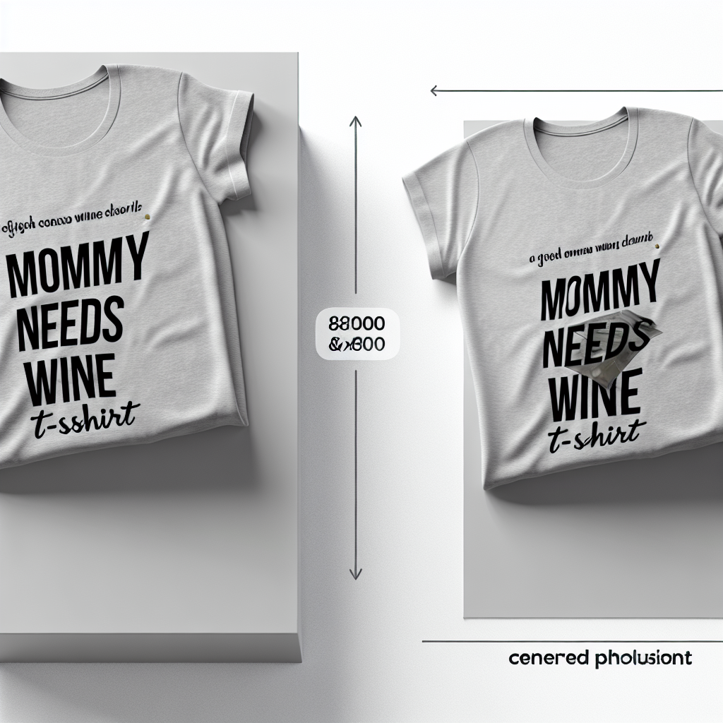 Mommy Needs Wine T-Shirt